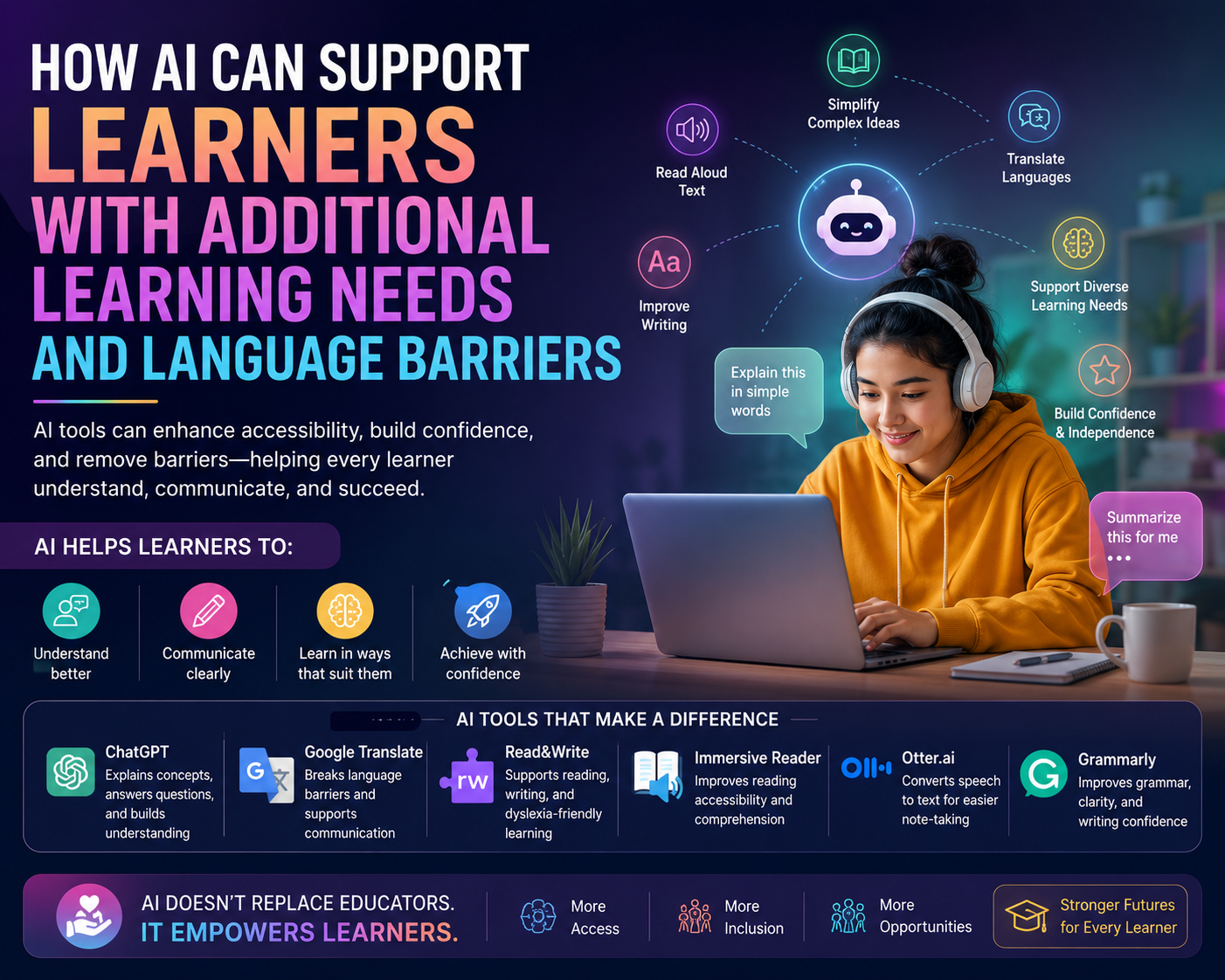 How AI Can Support Learners With Additional Learning Needs and Language Barriers